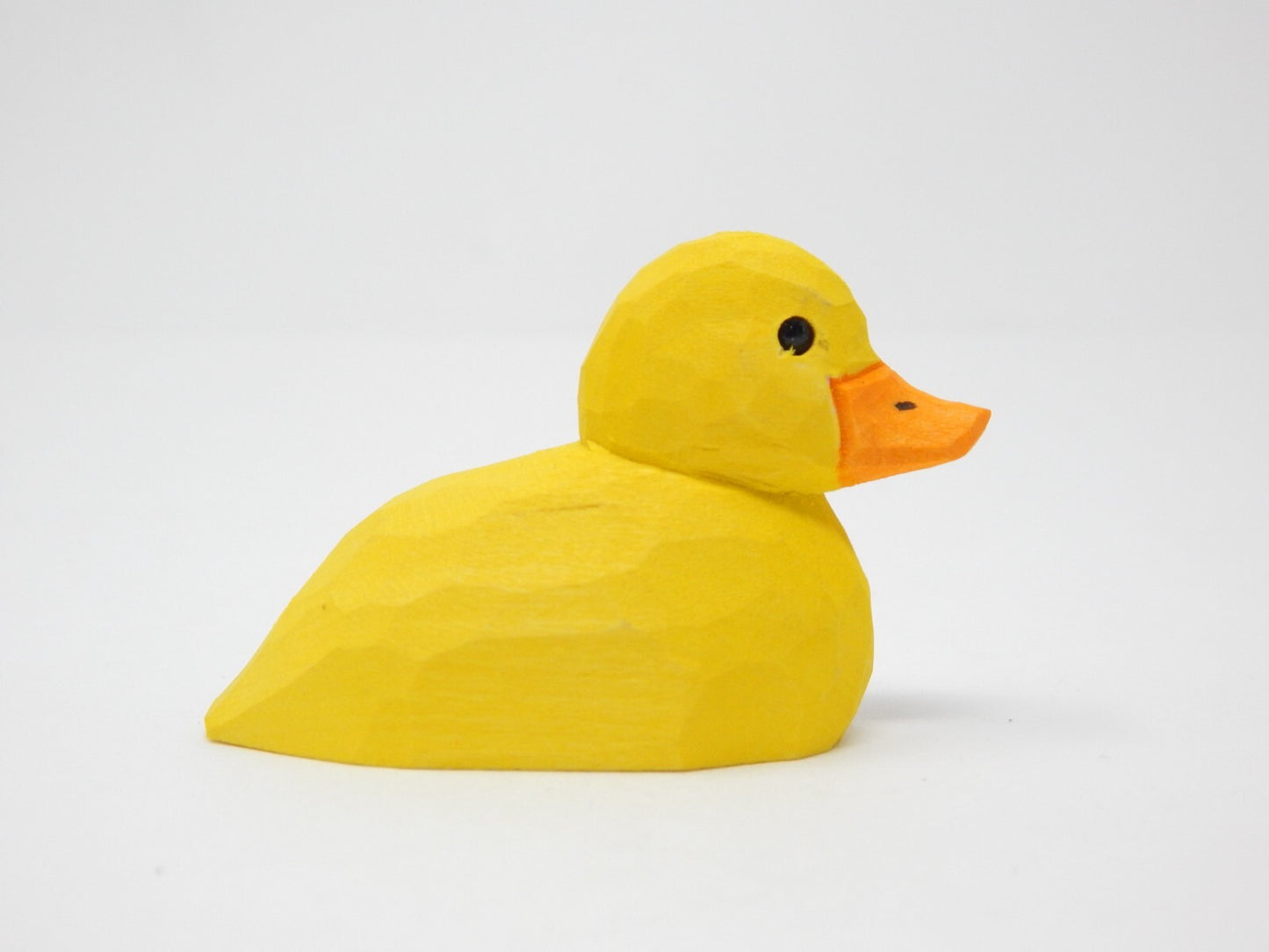 Baby Duck Figurine Bath Tub Miniature Bird Statue Carve Decor Garden Sculpture