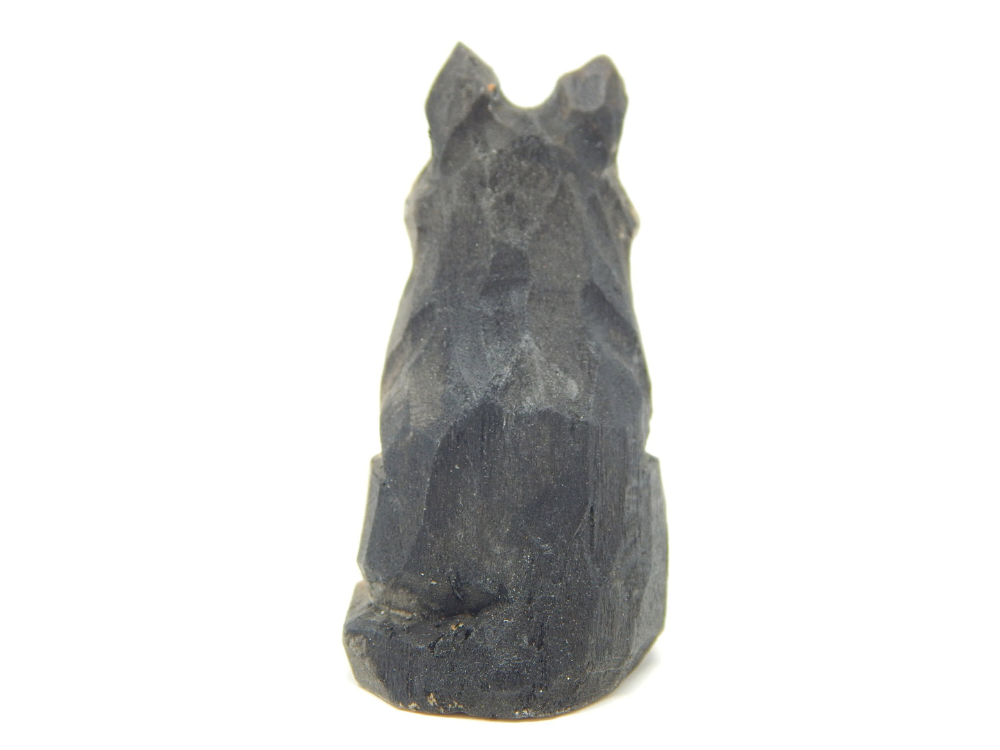 Hand-Carved Wooden German Shepherd Ornament – Mini Dog Figurine Decor
