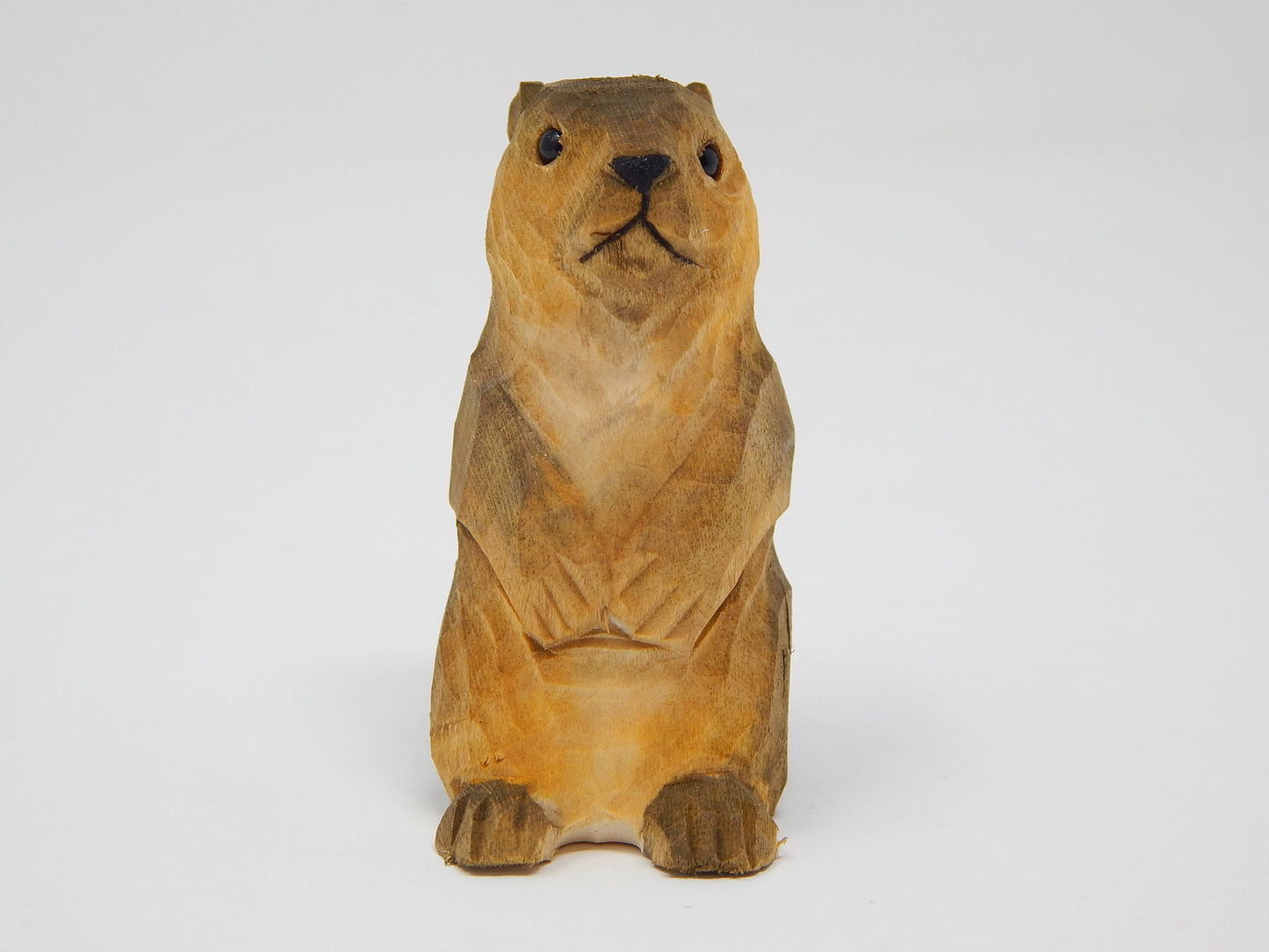 Sea Otter Ornament Wooden Figurine | Hand Carved Marine Animal Gift Décor