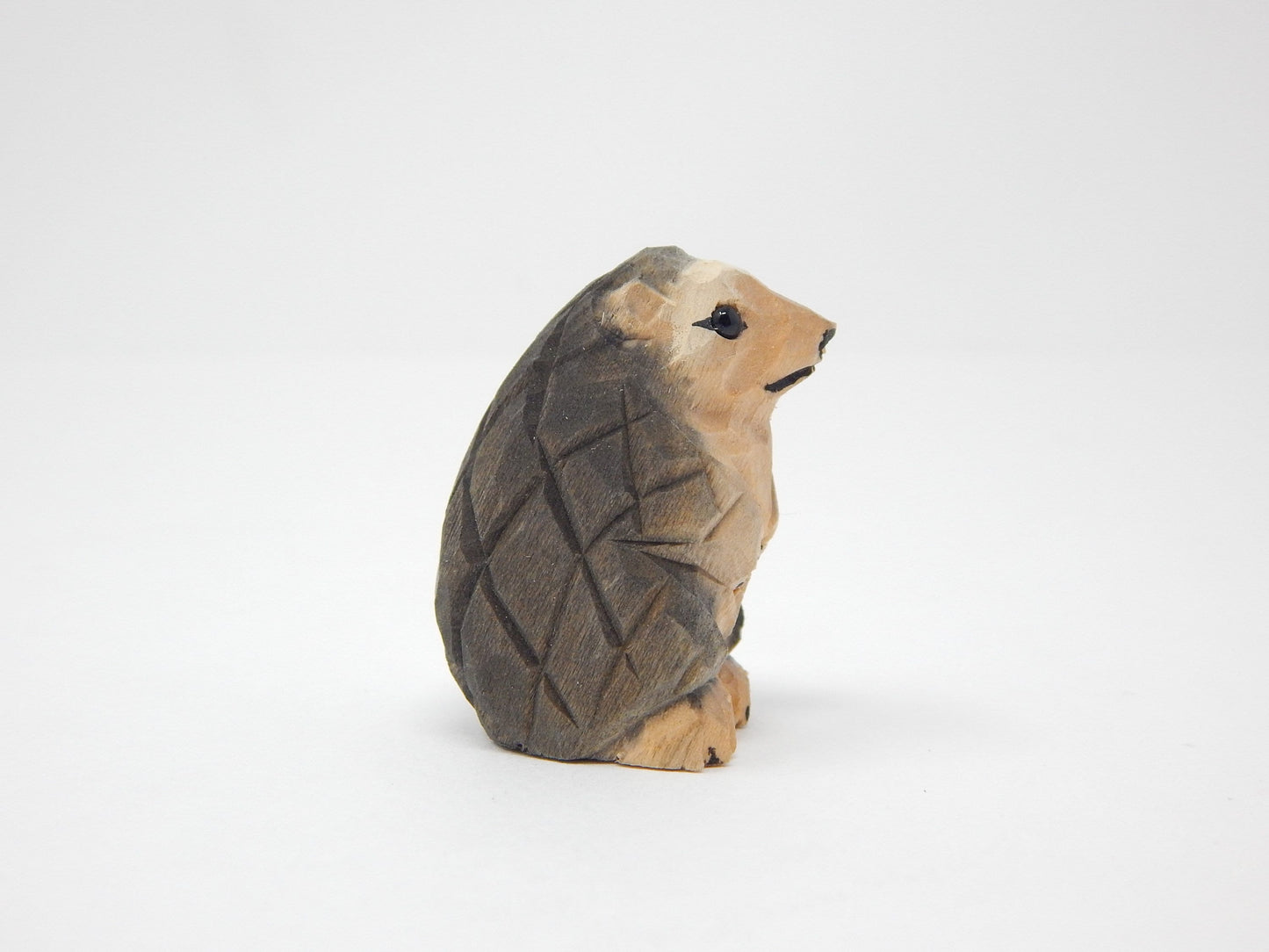 Hedgehog Ornament Handmade Wooden Hanging Décor Rustic Carving Figurine