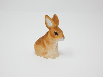Brown Rabbit Figurine
