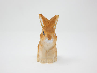 Brown Rabbit Figurine