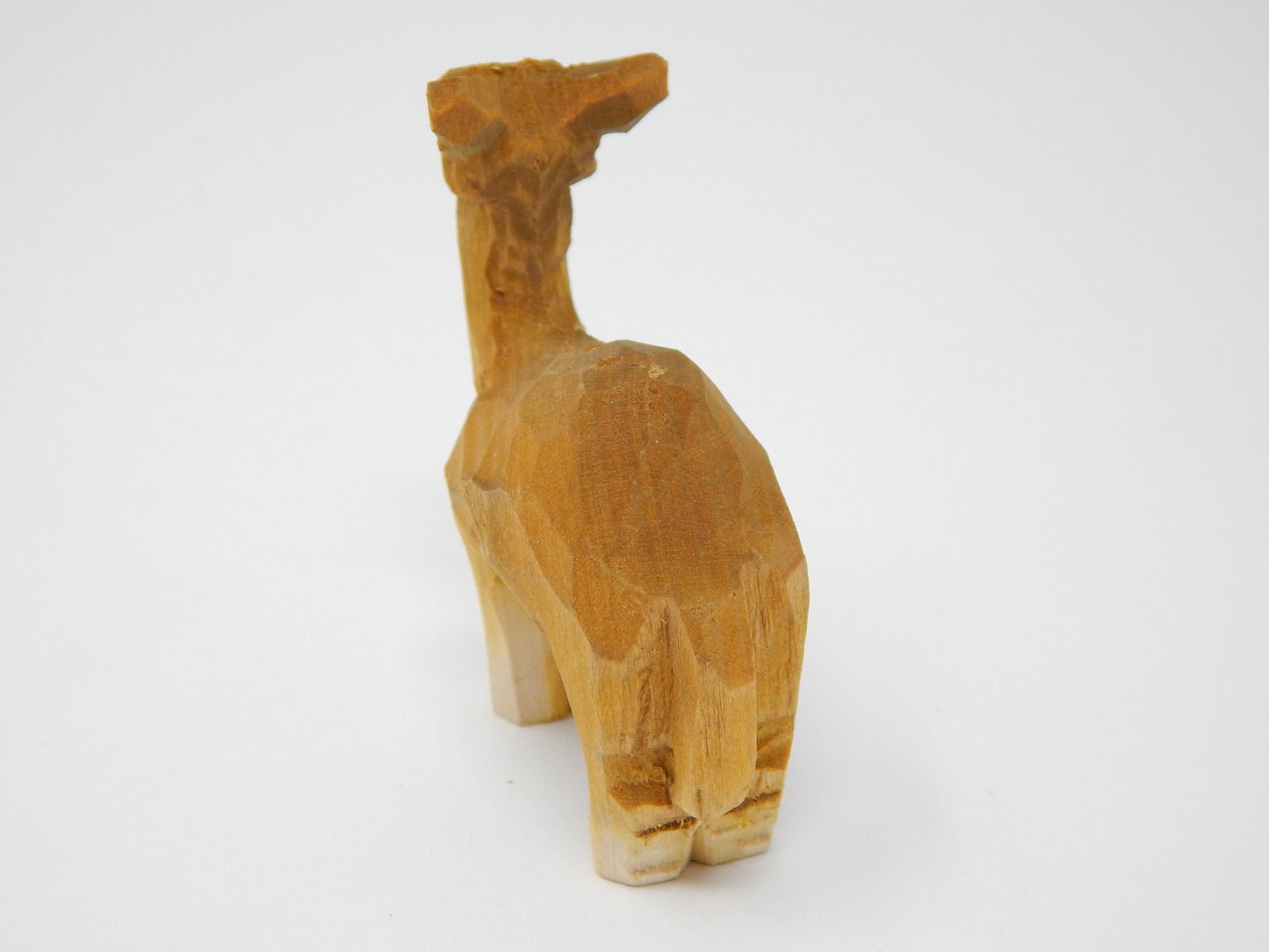 Camel Figurine Statue Decor Small Animal Sculpture Art Wood Carving Miniature