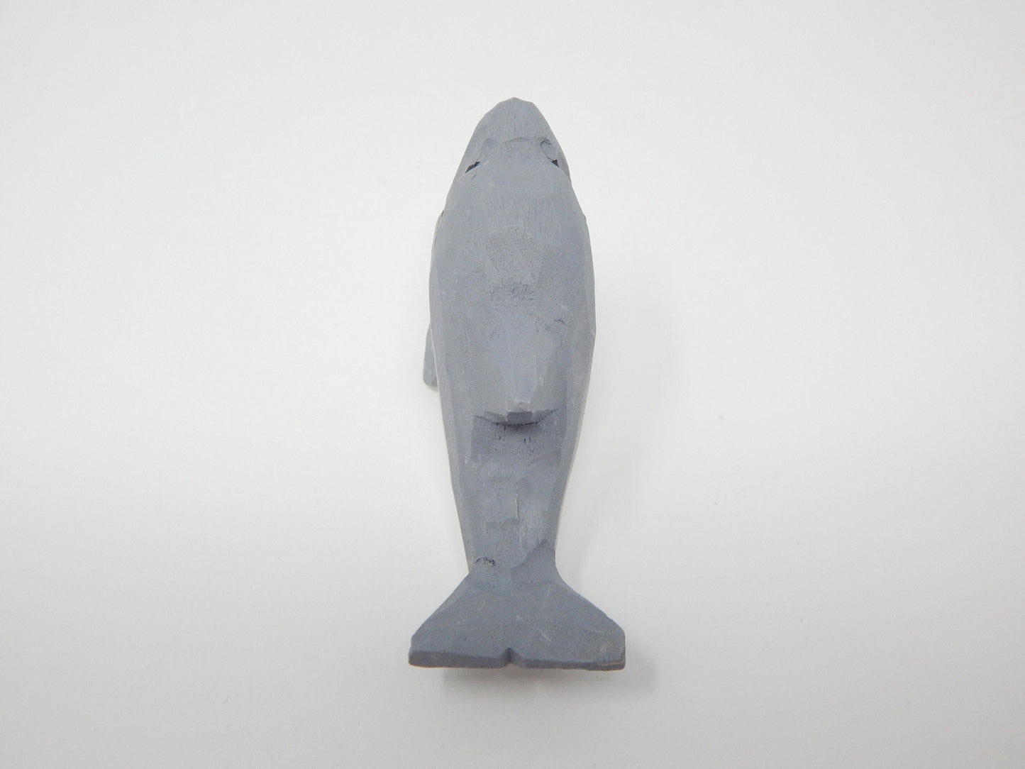 Dolphin Common Gray Bottlenose Ornament Hanging Figurine Miniature Sea Animal Decoration Wood Sculpture
