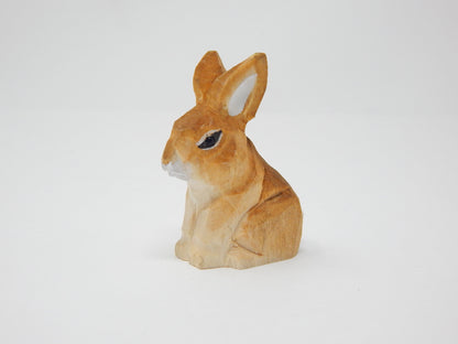 Brown Rabbit Figurine