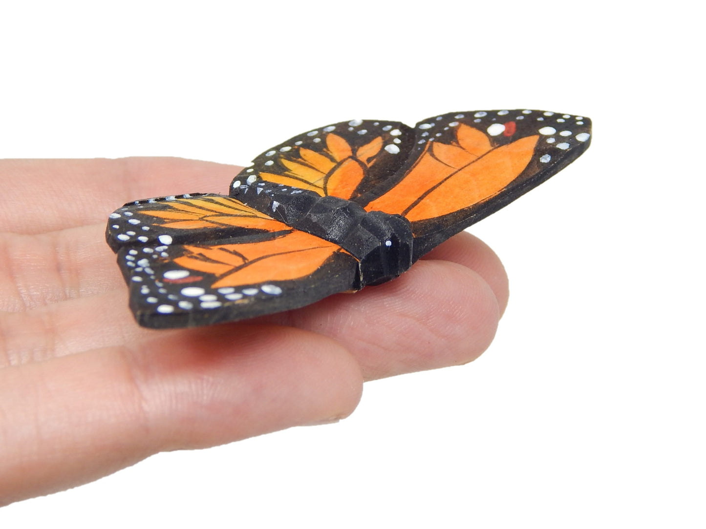 Monarch Butterfly Fridge Magnet Figurine Decoration Art Milkweed Common Tiger Garden Fake Insect