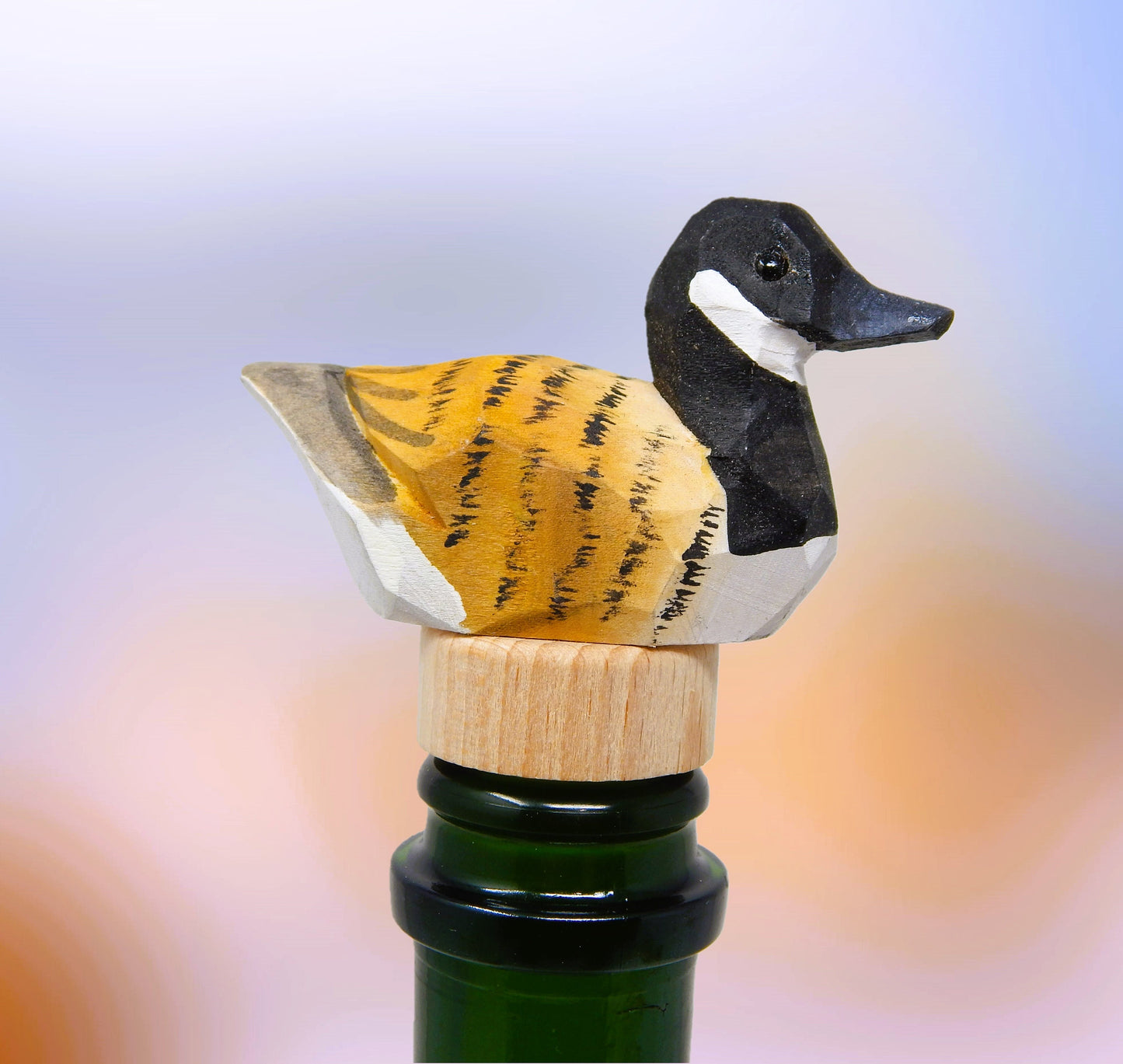 Canada Goose Wine Stopper Bird Handmade Reusable Bottle Plug Saver Cap Sealer Decor Unique Accessory