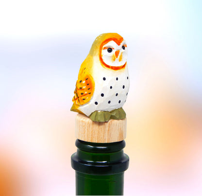 Barn Owl Wine Stopper