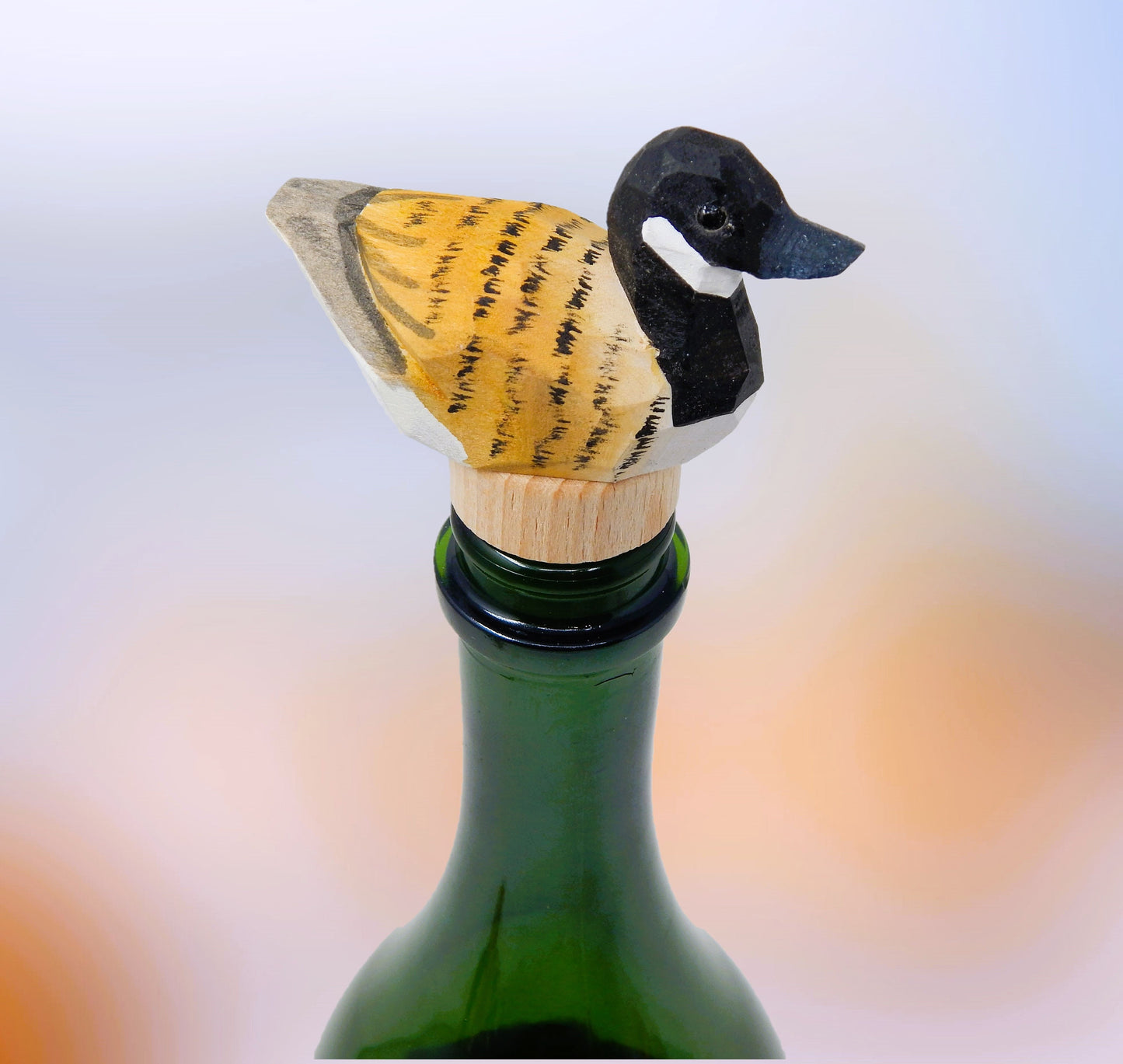 Canada Goose Wine Stopper Bird Handmade Reusable Bottle Plug Saver Cap Sealer Decor Unique Accessory