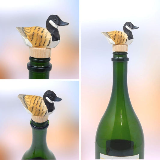 Canada Goose Wine Stopper Bird Handmade Reusable Bottle Plug Saver Cap Sealer Decor Unique Accessory