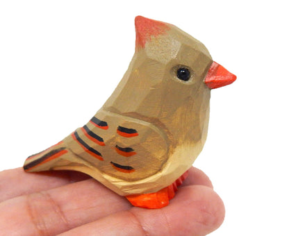 Female Cardinal Figurine