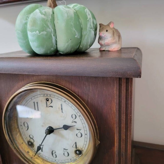 Mouse Wooden Ornament Hanging Figurine | Hand Carved Animal Collectible Décor