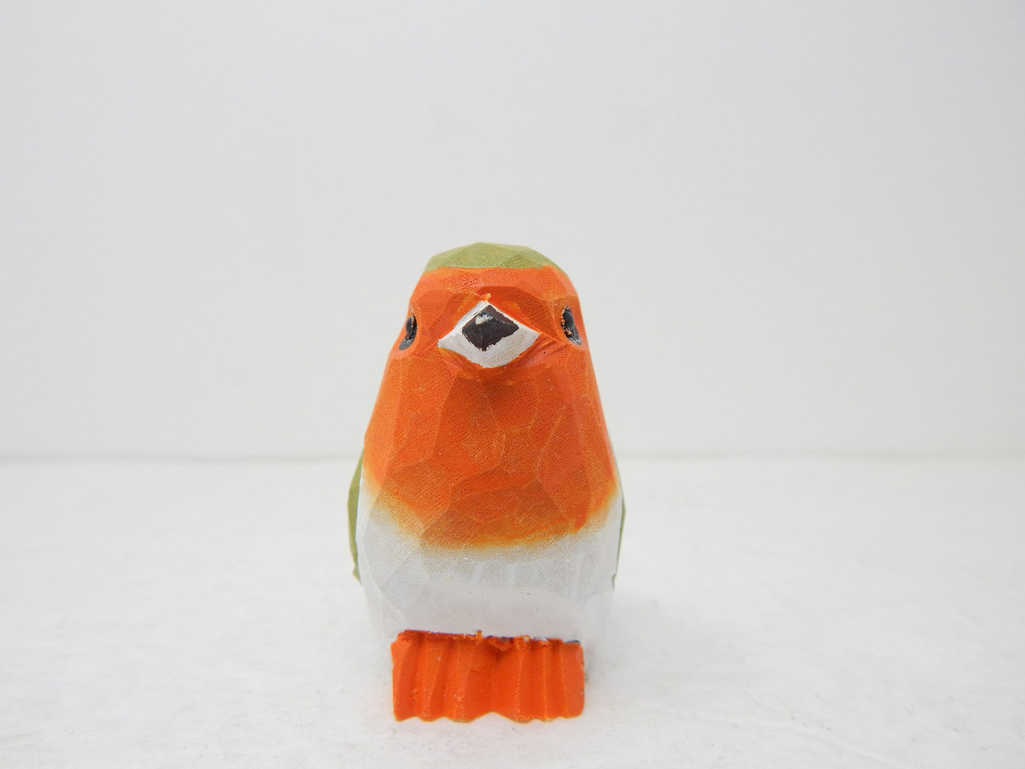 Hand-Carved Wooden Mourning Dove Figurine: Miniature Turtledove Bird Décor