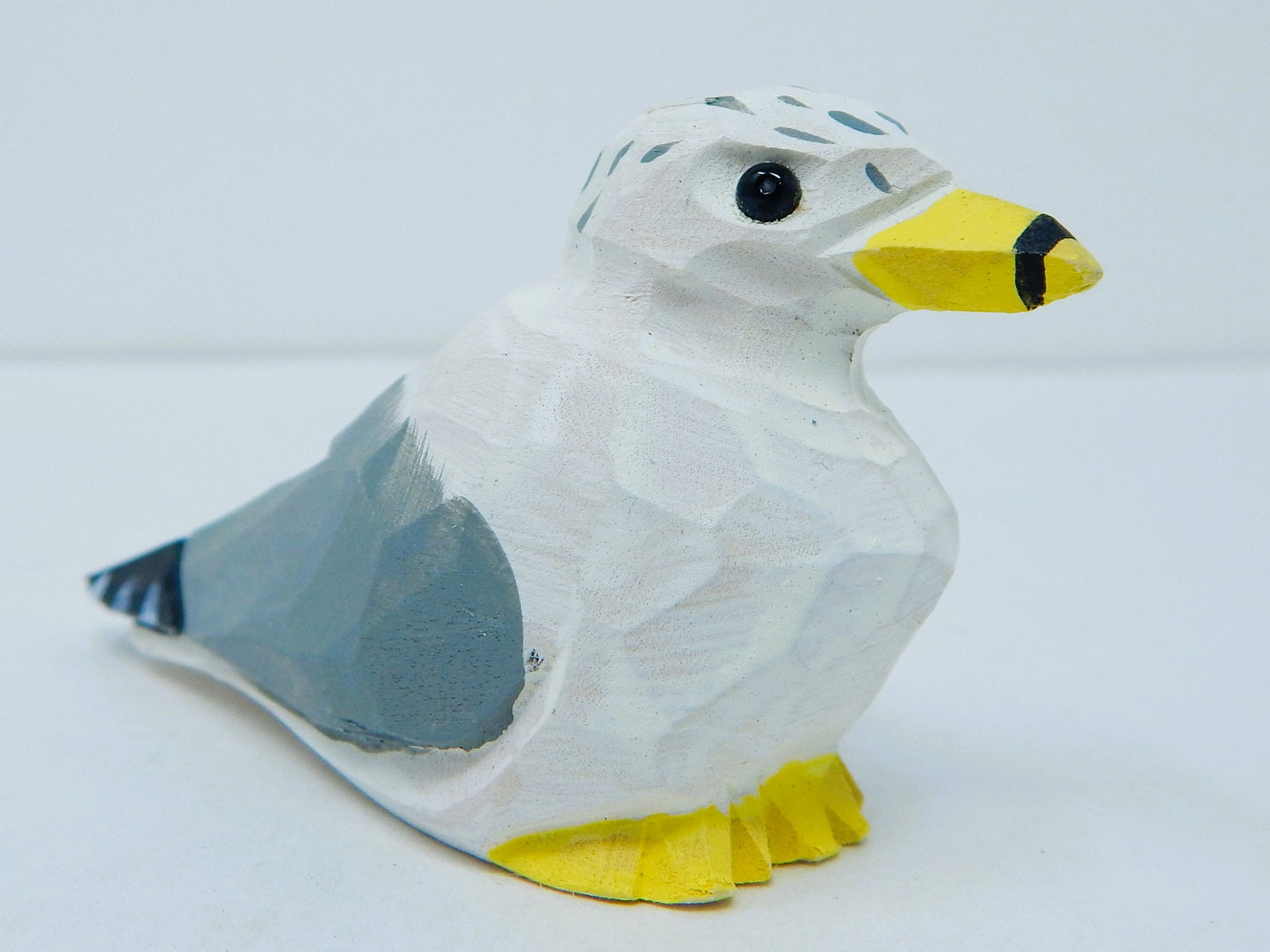 Seagull Wedding Cake Topper Love Birds Albatross Bride Groom Engagement Anniversary Carved Wood Statue