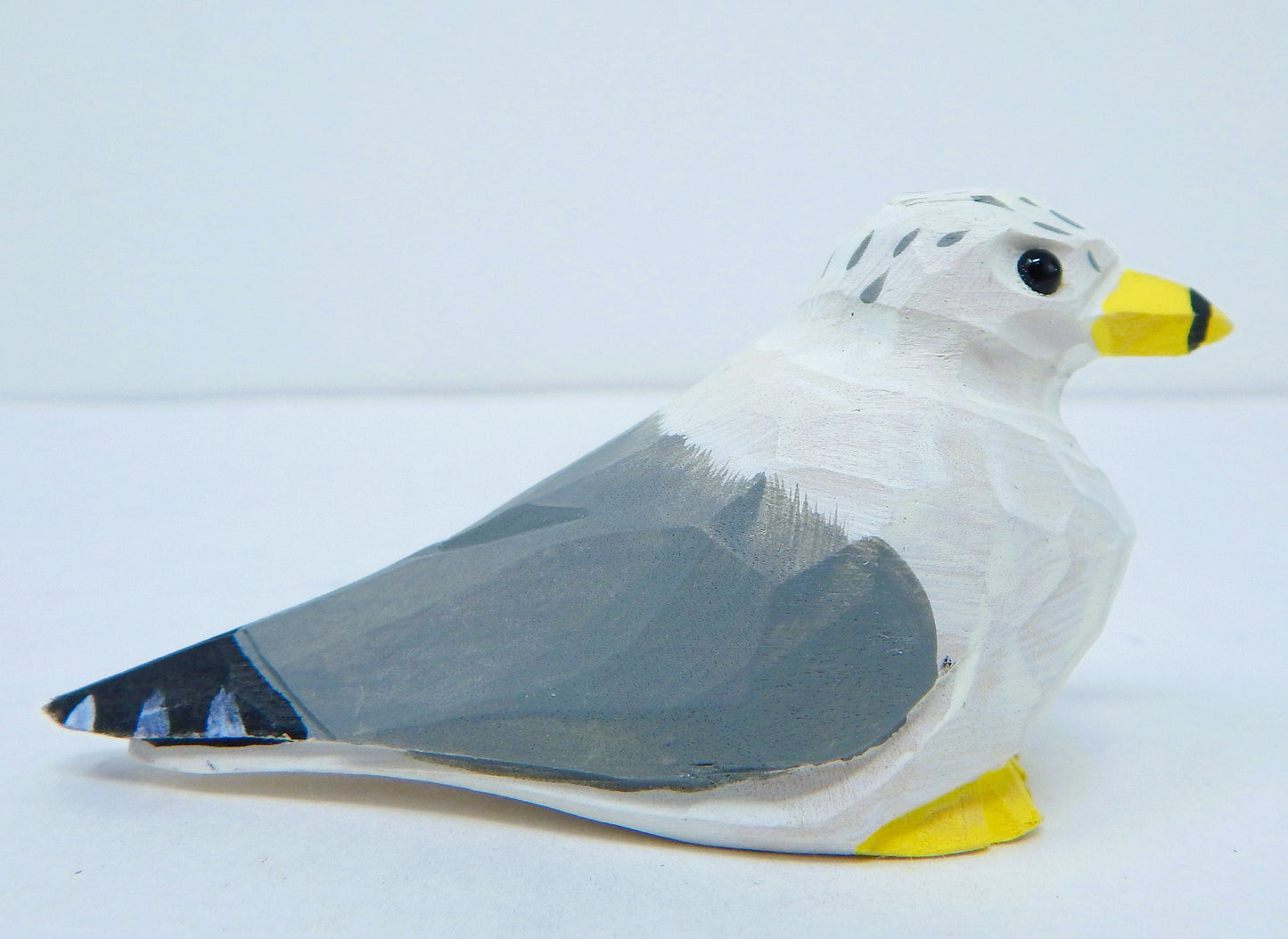 Seagull Wedding Cake Topper Love Birds Albatross Bride Groom Engagement Anniversary Carved Wood Statue