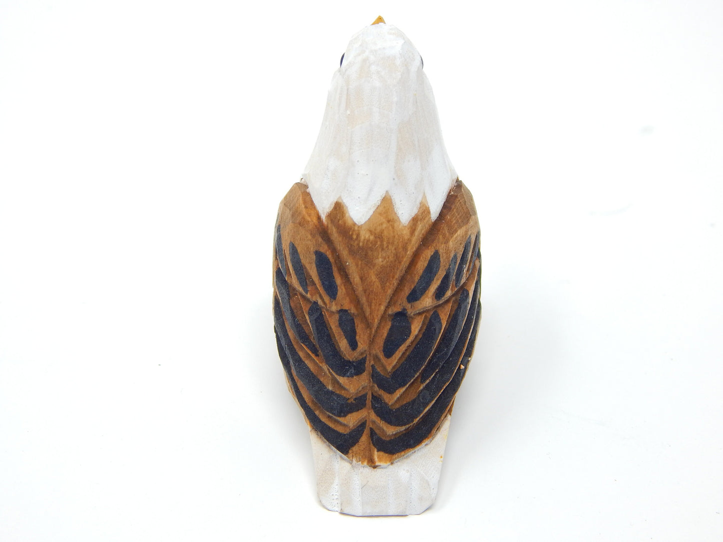 Eagle Ornament Handmade Wooden Hanging Decor Bird Rustic Carving Figurine