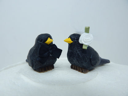 Blackbird Cake Topper
