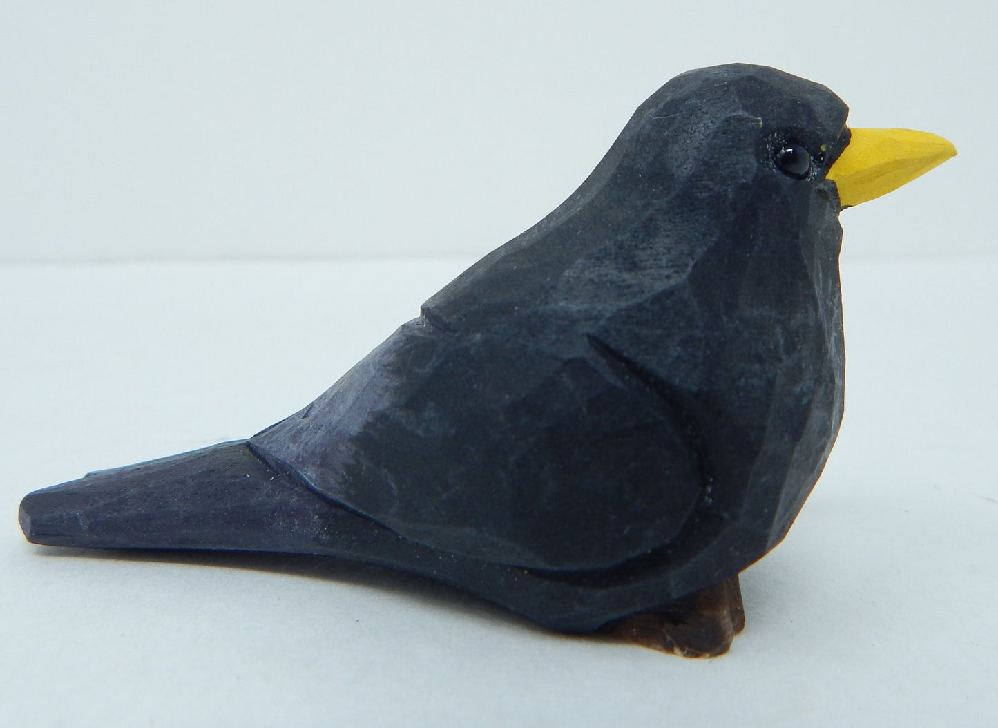 Blackbird Wedding Cake Topper Love Birds Bride Groom Engagement Anniversary Carved Wood Statue