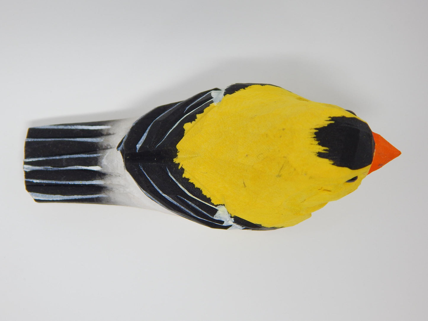Goldfinch Wedding Cake Topper Love Birds Finch Bride Groom Engagement Anniversary Carved Wood Statue