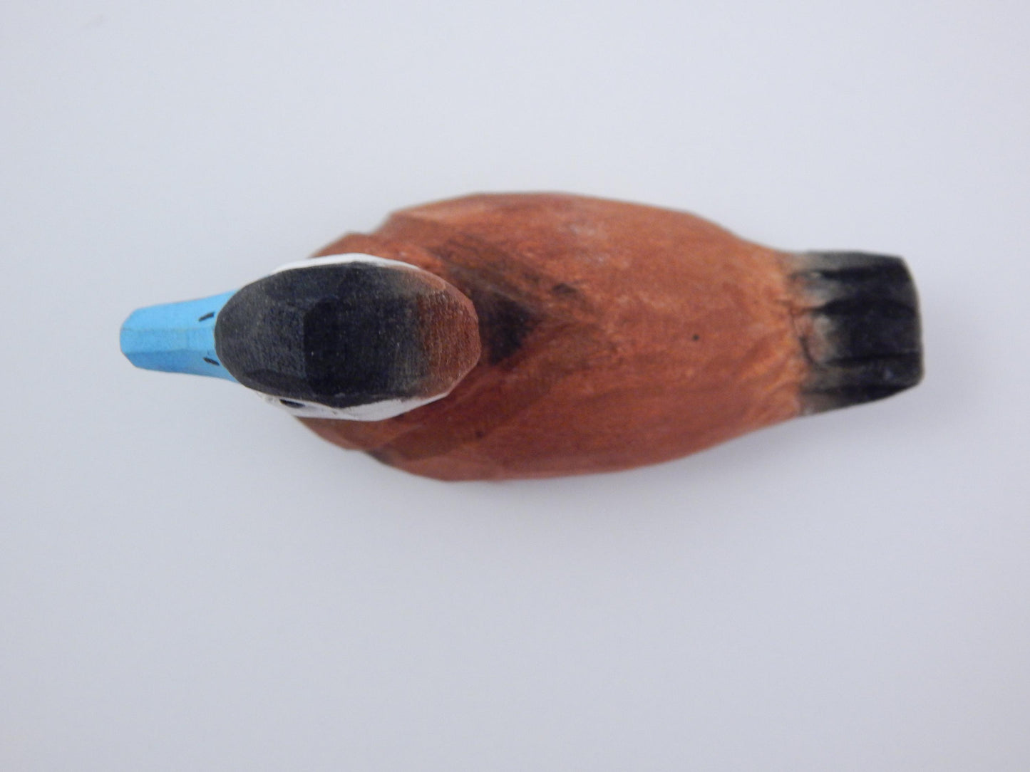 Ruddy Duck Ornament Handmade Wooden Hanging Decoy Decor Bird Rustic Carving Figurine