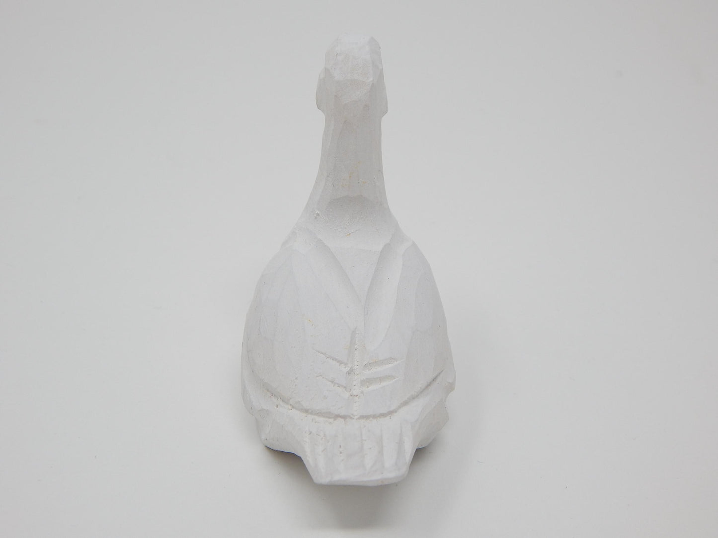 Hand-Carved Wooden Goose Ornament – Rustic Farm Bird Holiday Decor