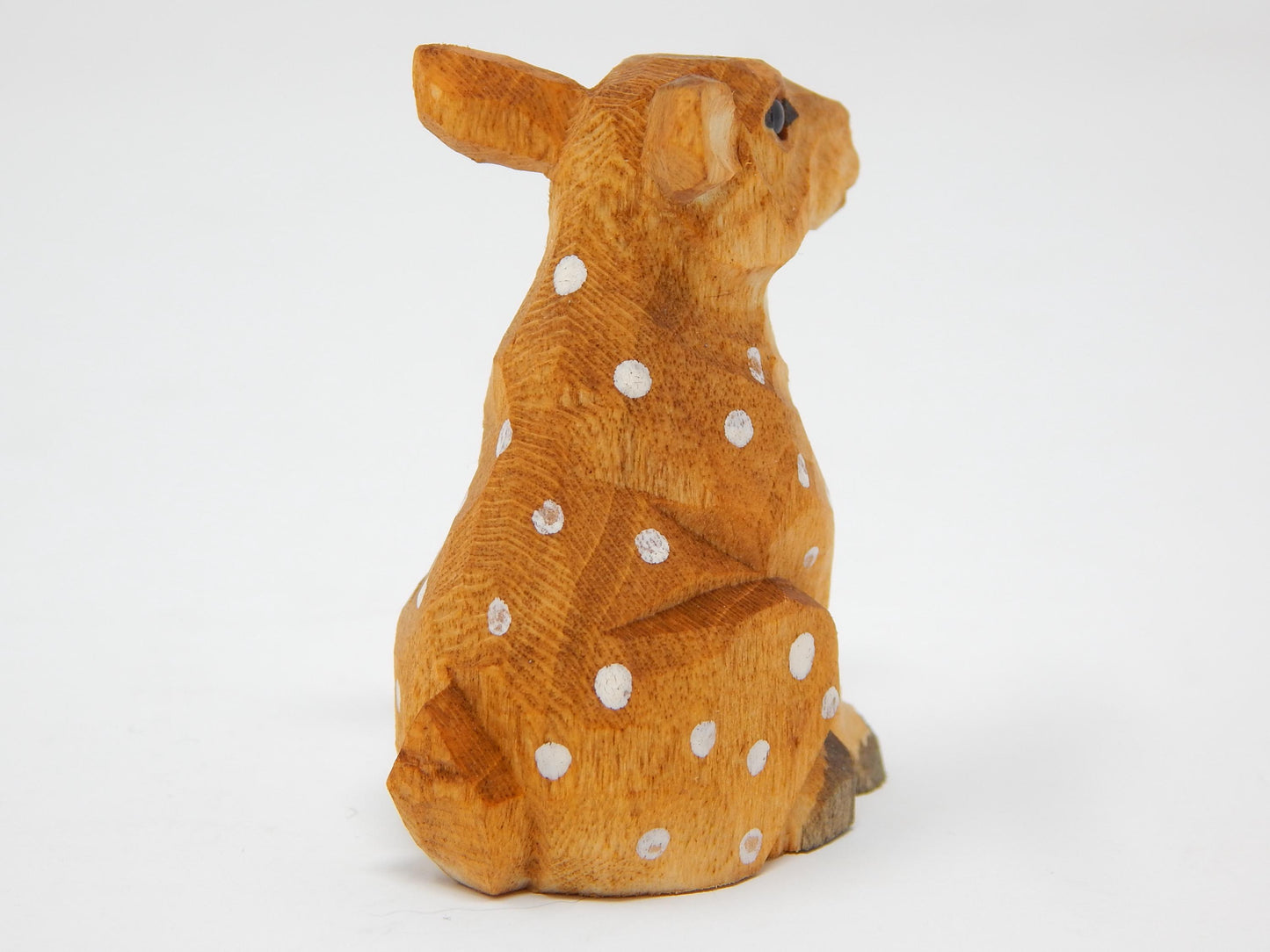 Deer Ornament Handmade Wooden Reindeer Hanging Decor Rustic Carving Cabin Figurine