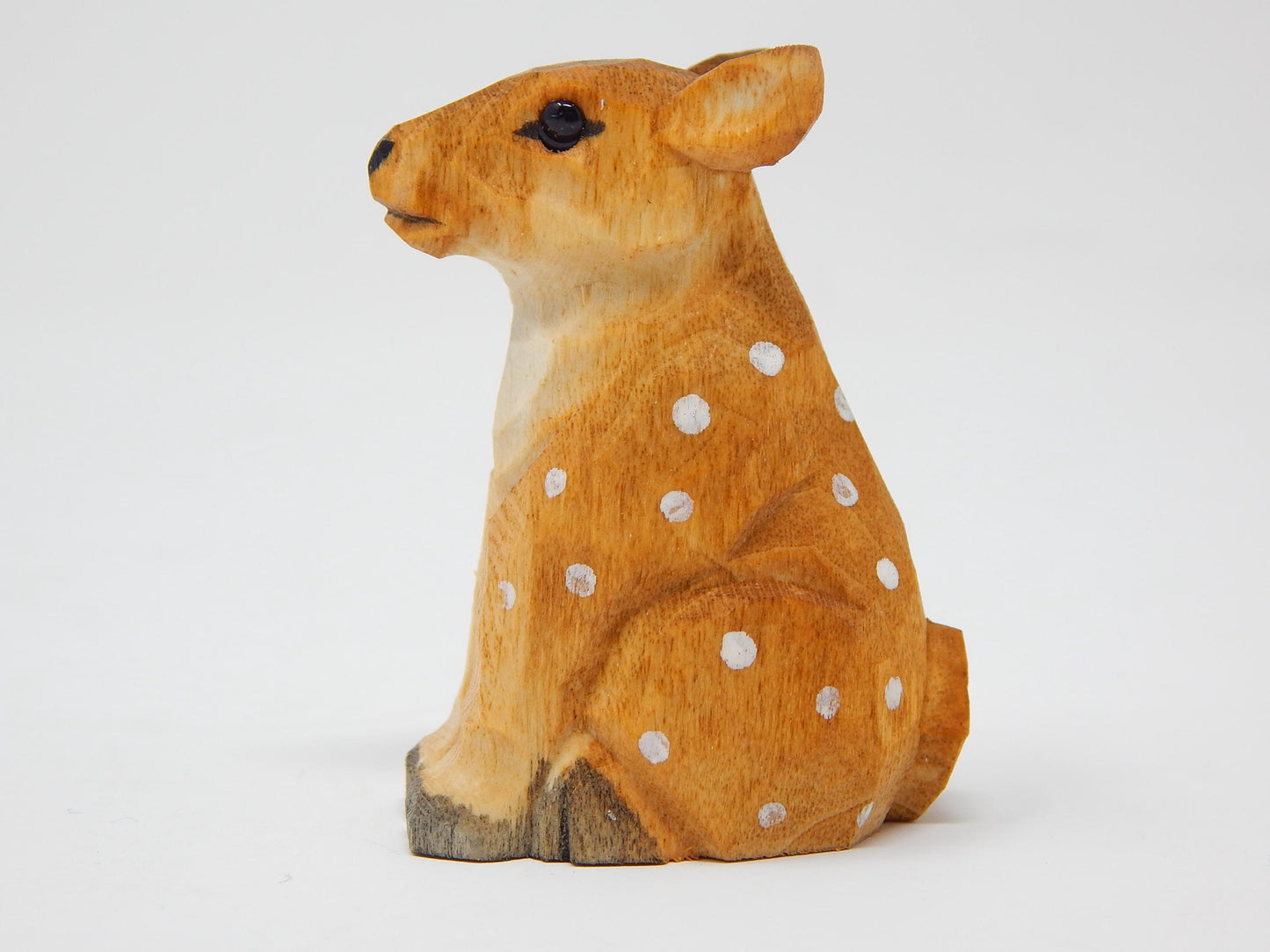 Deer Ornament Handmade Wooden Reindeer Hanging Decor Rustic Carving Cabin Figurine