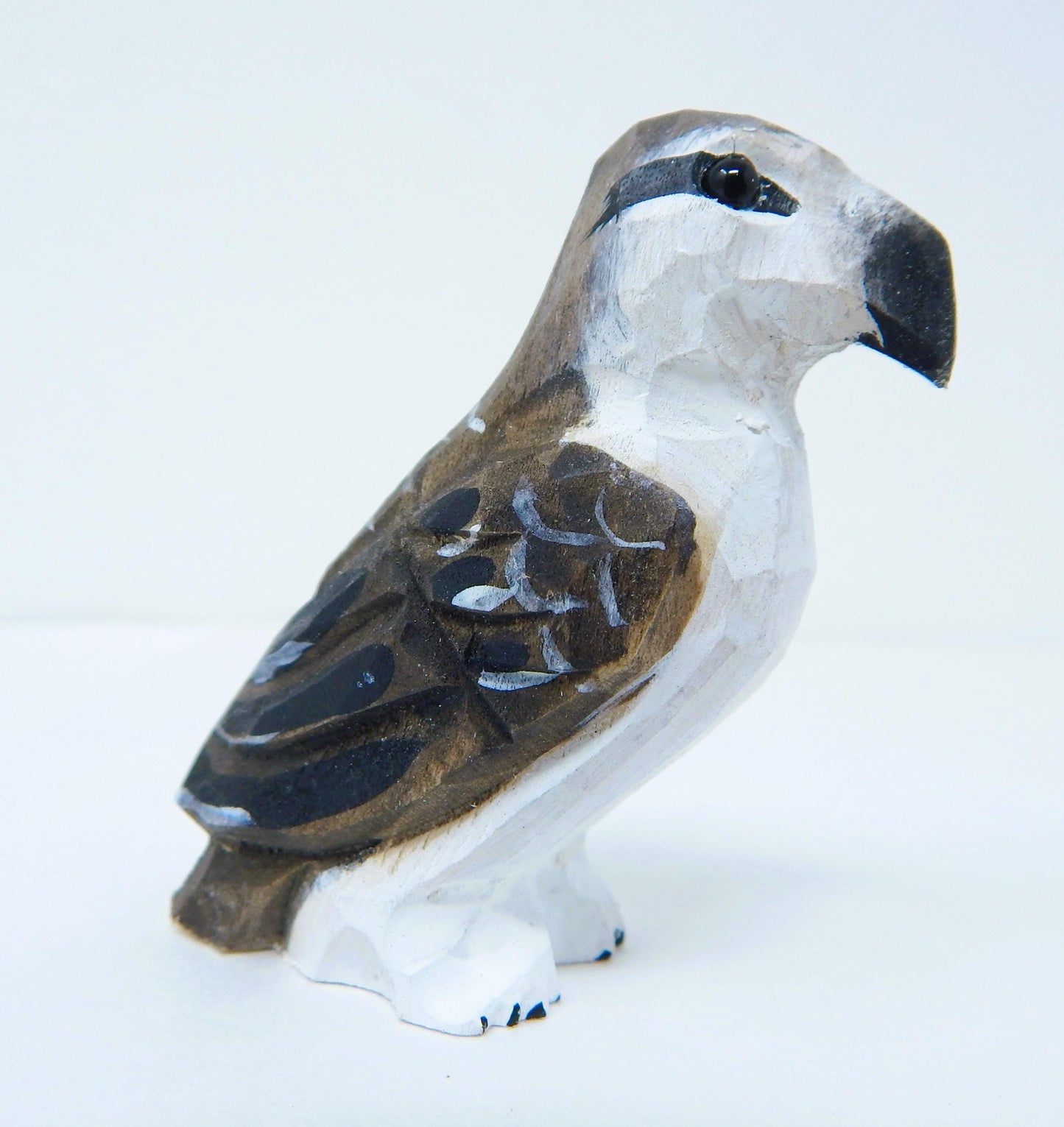Osprey Wedding Cake Topper Love Birds Bride Groom Engagement Anniversary Carved Wood Statue