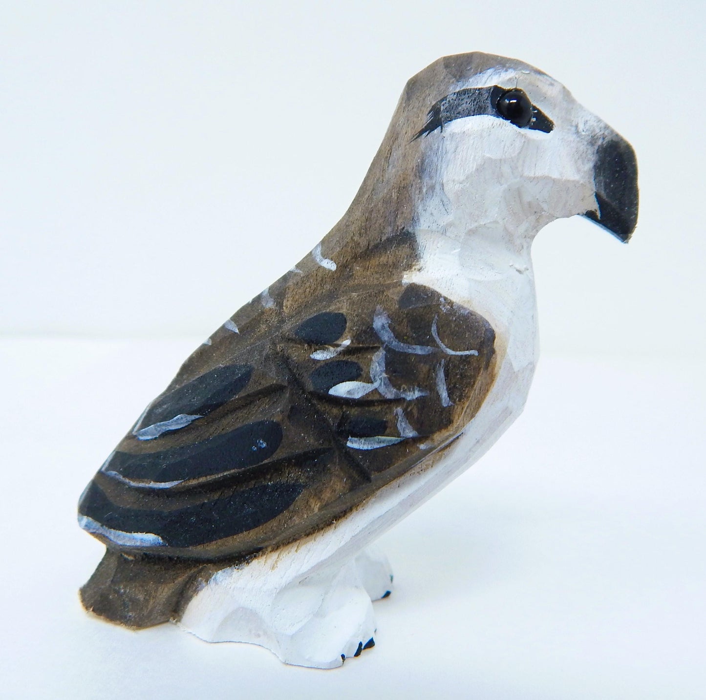 Osprey Wedding Cake Topper Love Birds Bride Groom Engagement Anniversary Carved Wood Statue