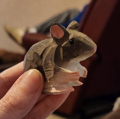 Gray Mouse Ornament