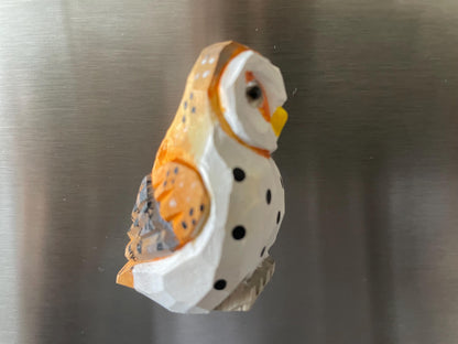 Barn Owl Fridge Magnet