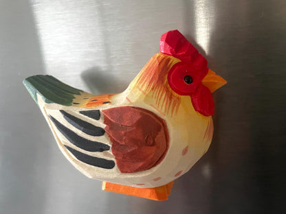 Brown Hen Fridge Magnet