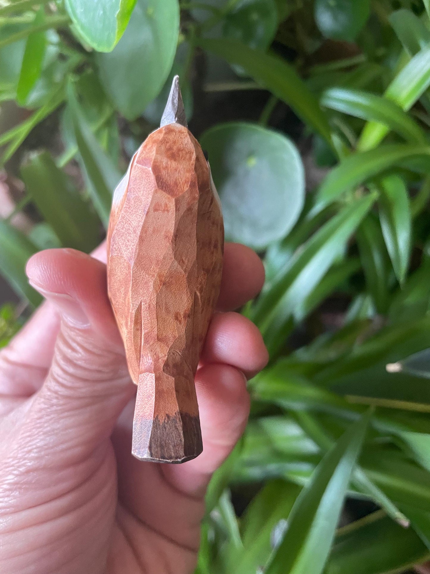 Handmade Carolina Wren Wooden Bird Fridge Magnet