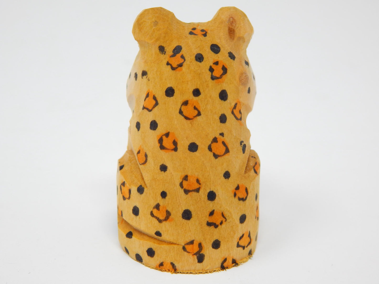 Leopard Jaguar Panther Wedding Cake Topper Love Bride Groom Engagement Anniversary Carved Wood Statue