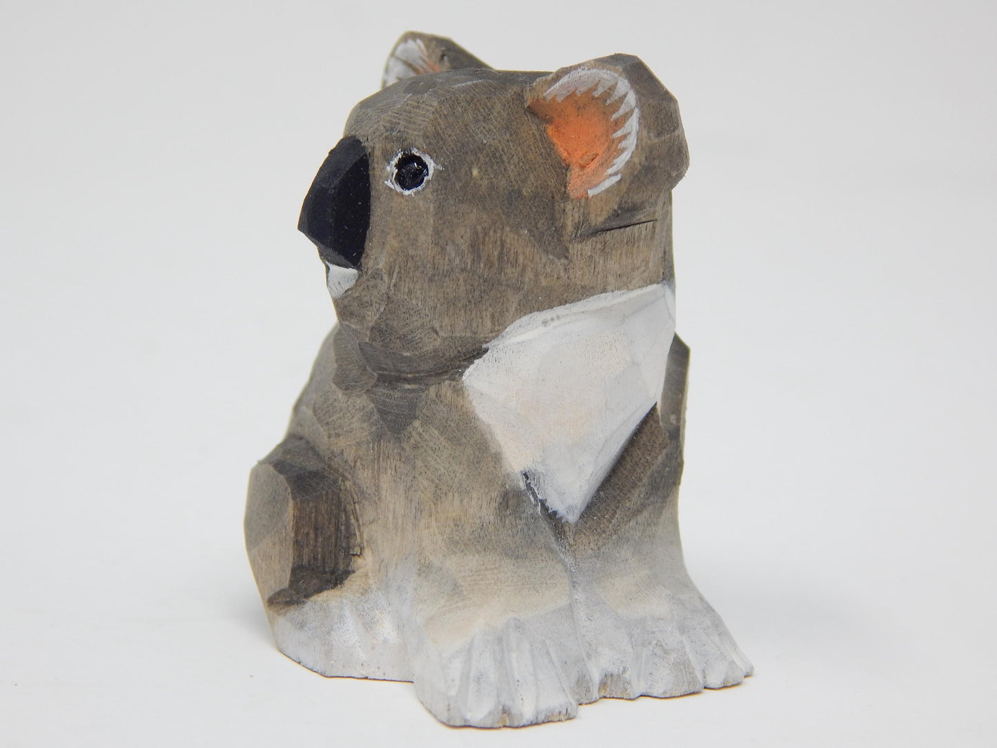 Koala Bear Cake Topper Bride & Groom Love Wedding Engagement Anniversary Carved Wood Statue