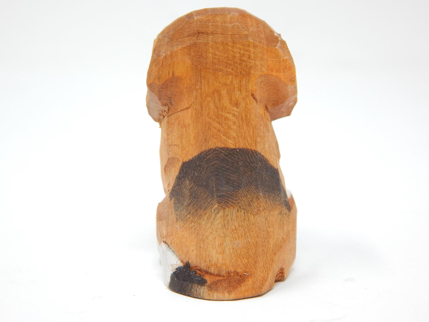 Bernard Dog Cake Topper Bride & Groom Love Wedding Engagement Anniversary Carved Wood Statue