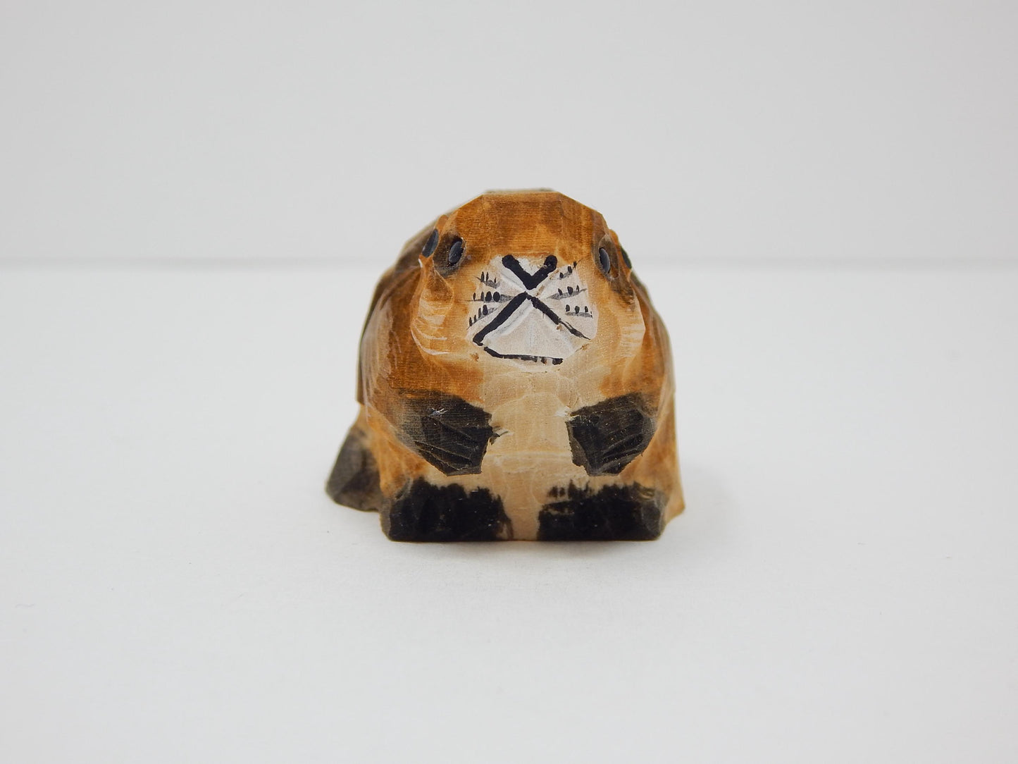 Beaver figurine Cake Topper Bride & Groom Love Wedding Engagement Anniversary Carved Wood Statue
