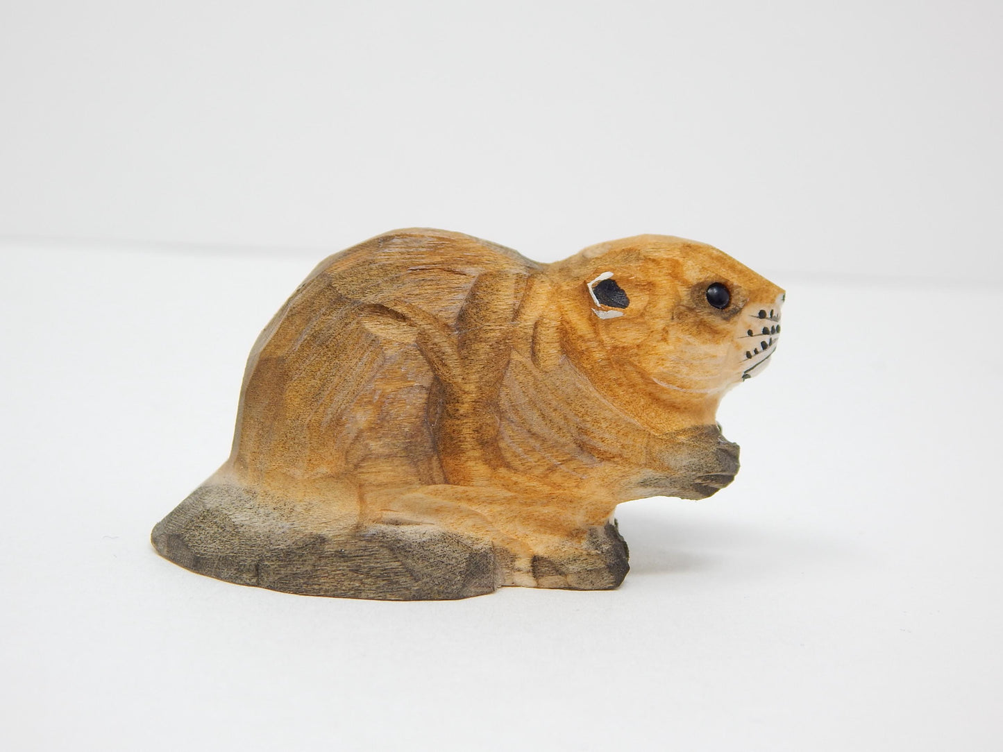 Beaver figurine Cake Topper Bride & Groom Love Wedding Engagement Anniversary Carved Wood Statue