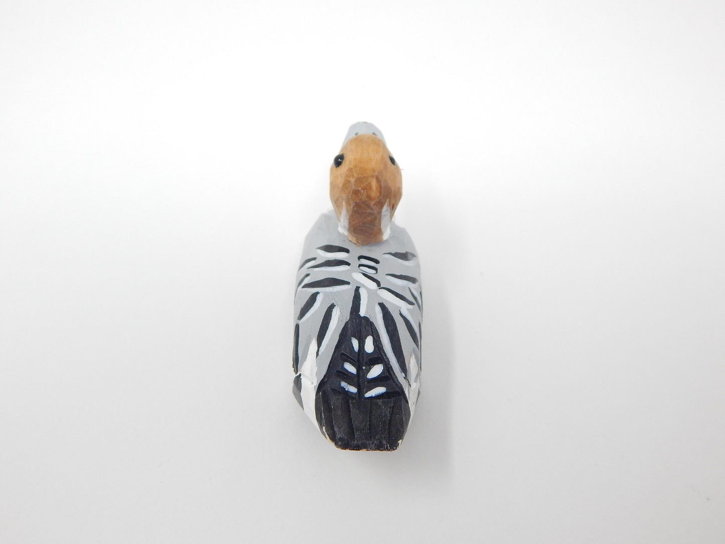 Pintail ducks Cake Topper Bride & Groom Wedding Engagement Anniversary Carved Wood Statue