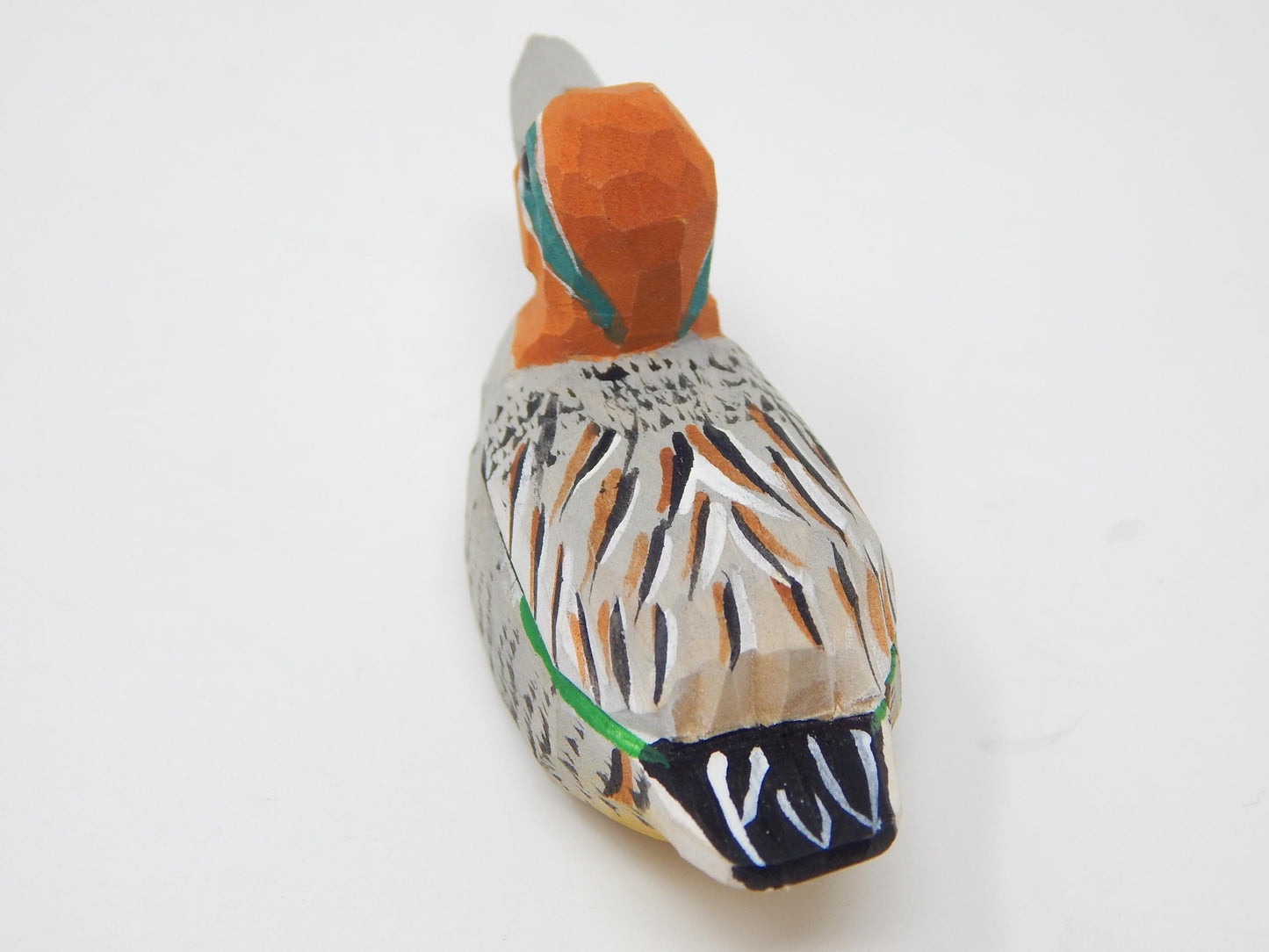 Eurasian Teal Duck Cake Topper Bride & Groom Love Wedding Engagement Anniversary Carved Wood Statue
