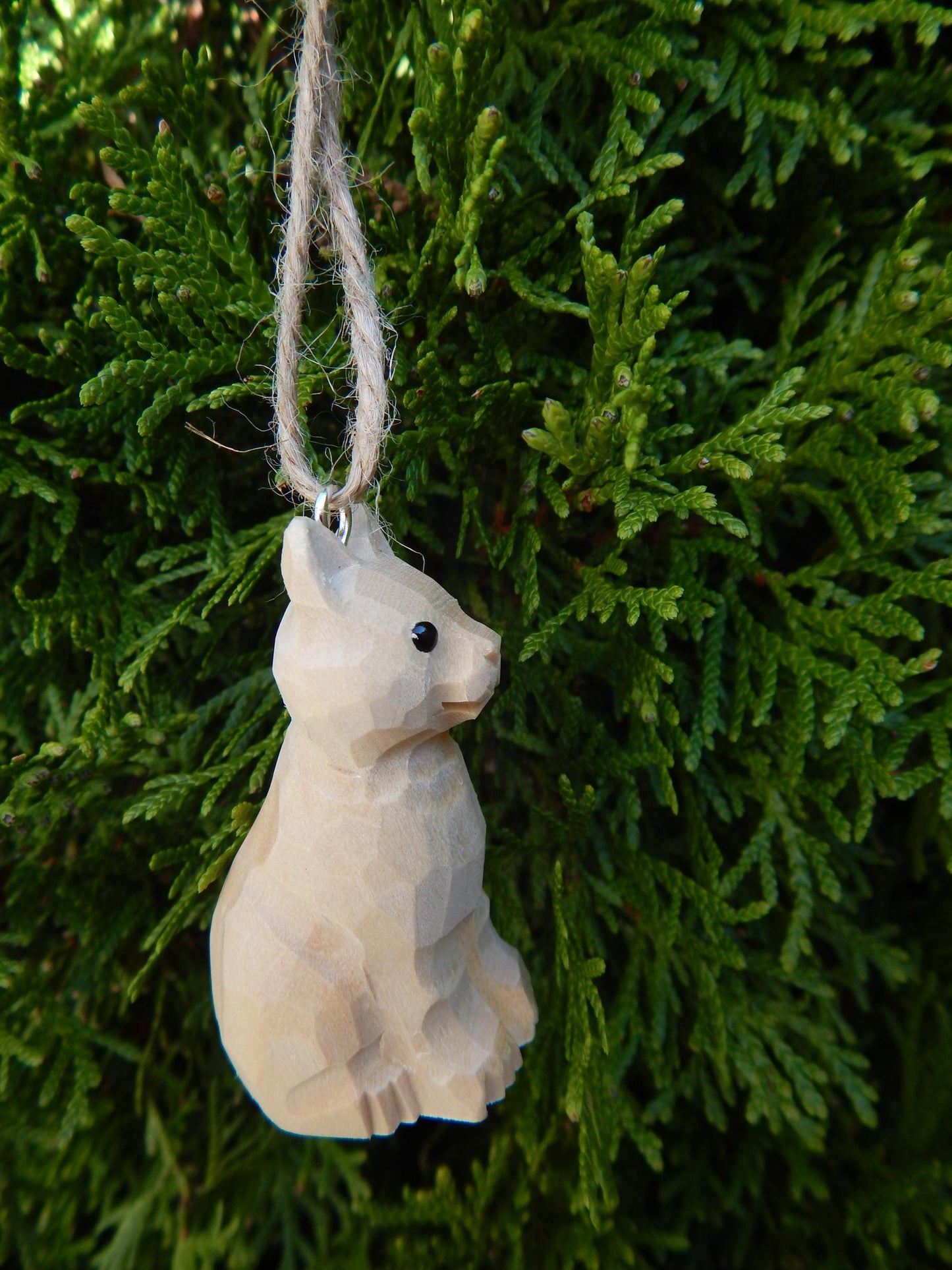 Hand-Carved DIY Unfished Wooden Cat Ornament: Miniature Kitten Figurine Decor