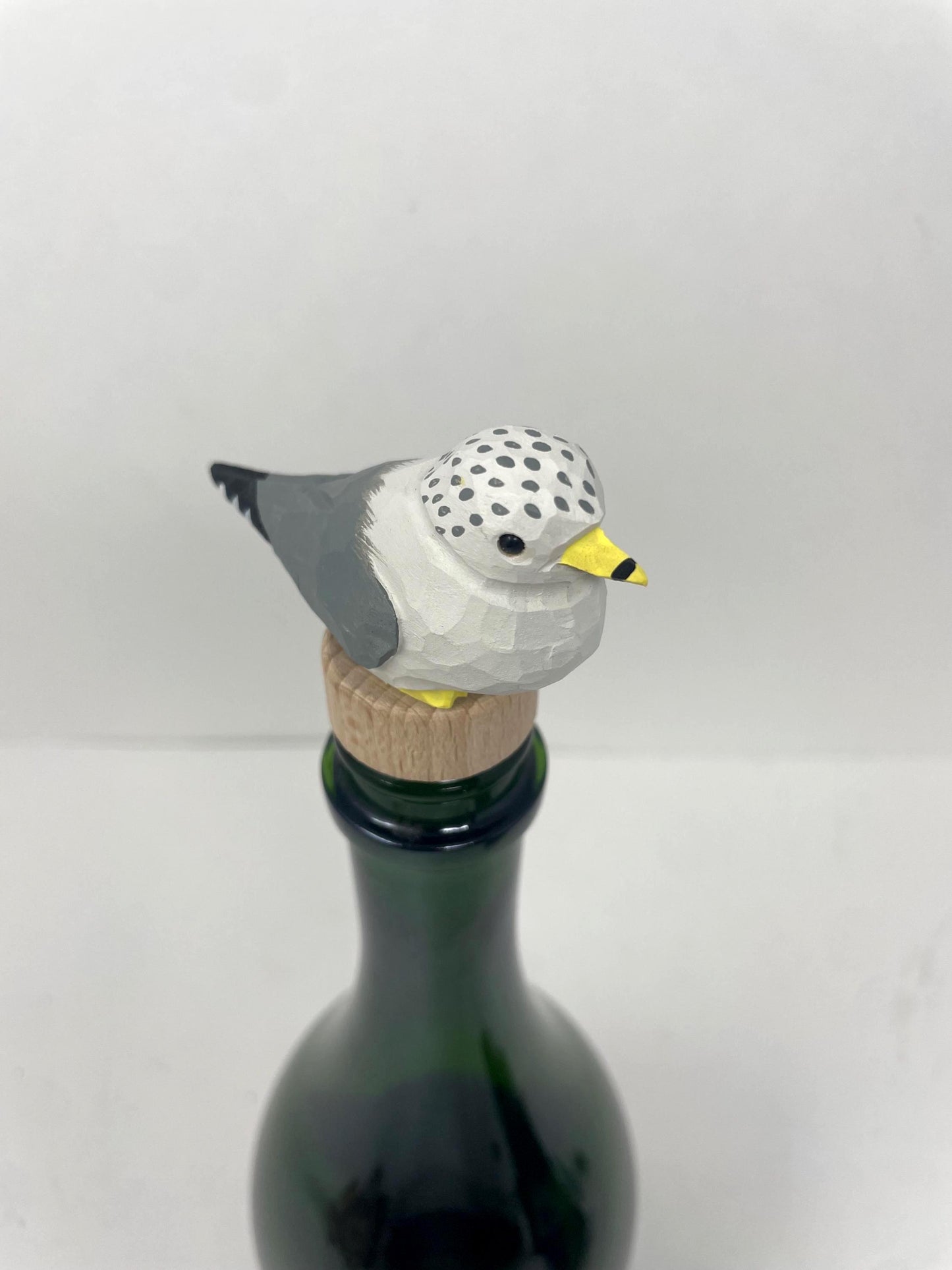 Handmade Seagull Albatross Bird Wine Stopper – Rustic Reusable Bottle Plug