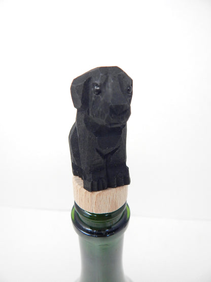 Black Labrador Wine Stopper