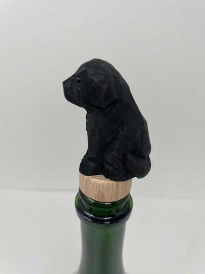 Black Labrador Wine Stopper