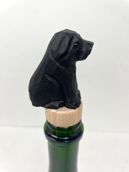 Black Labrador Wine Stopper