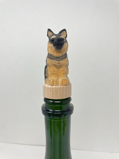 German Shepherd Wine Stopper