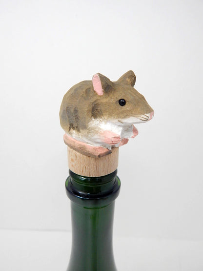 Gray Mouse Wine Stopper