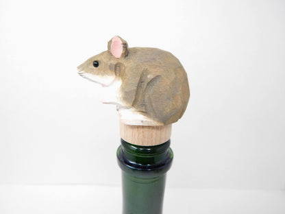 Gray Mouse Wine Stopper