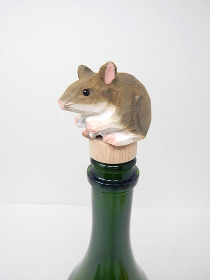 Gray Mouse Wine Stopper