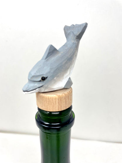 Dolphin Wine Stopper
